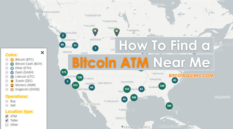 How To Find A Bitcoin ATM Near Me - Bitcoin Quirks