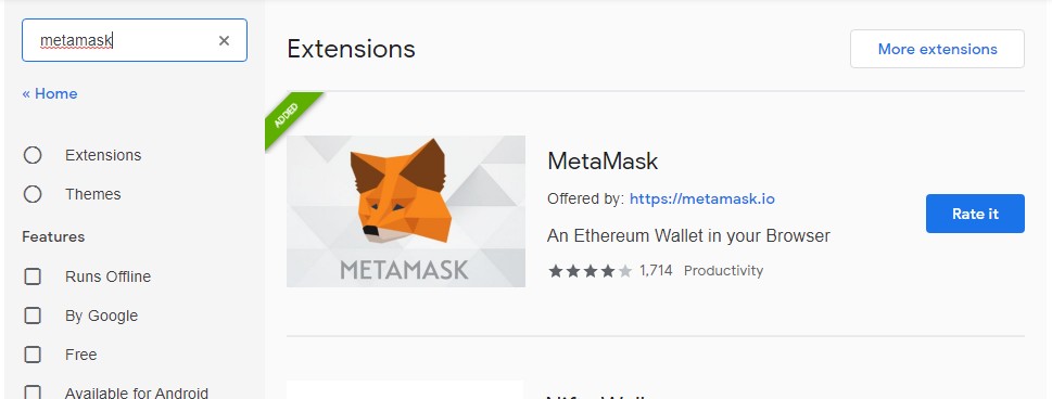 Metamask Browser Extension 01