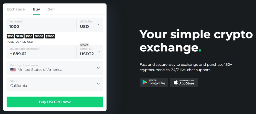 buy usdt with changelly
