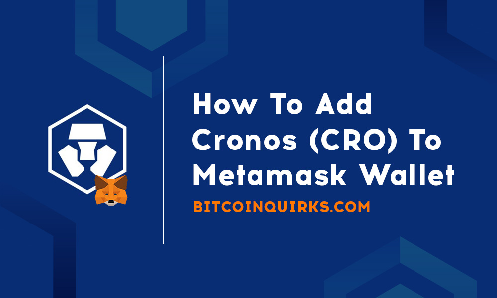 how to add cro to metamask wallet